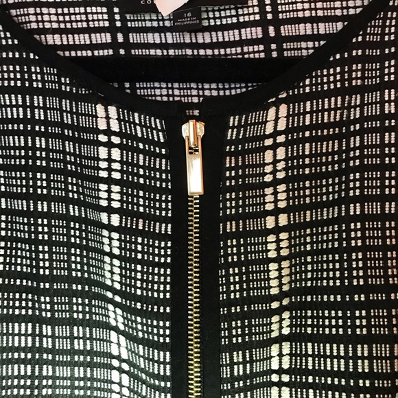 Jones New York Sz. 14 Black and White Blazer - Picture 3 of 5